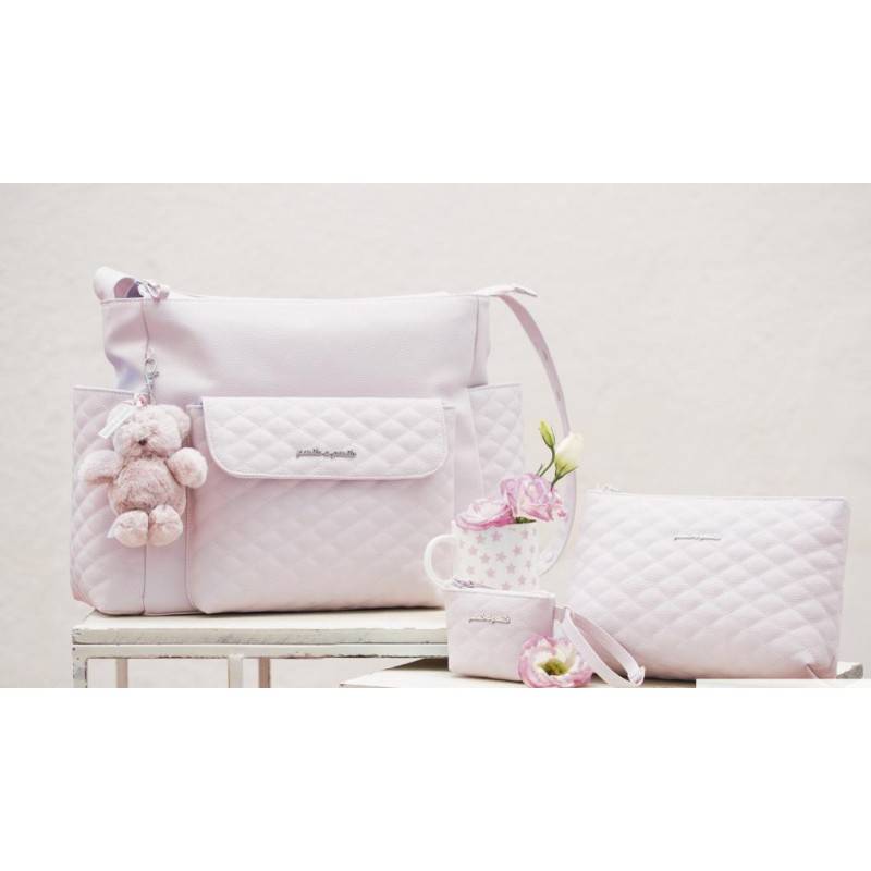 Pasito a Pasito Borsa Fasciatoio Rosa - Linea Maria