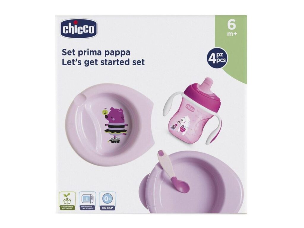 Chicco Set Pappa 6m+ - Girl image