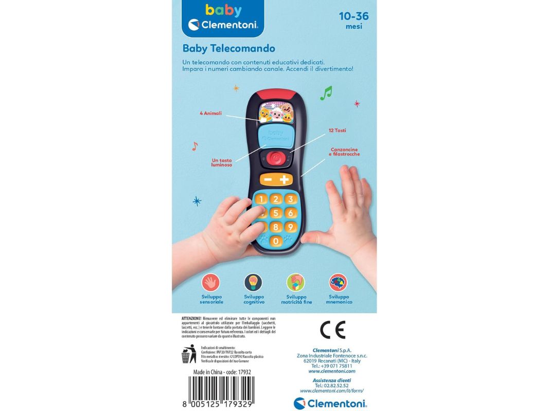Clementoni Baby Telecomando 10-36m - immagine 2