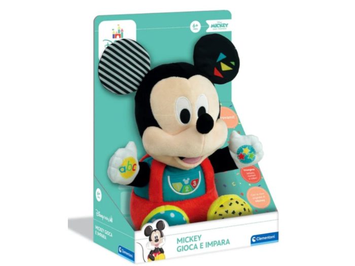 Clementoni Baby Mickey-Minnie Gioca e Impara 6m+