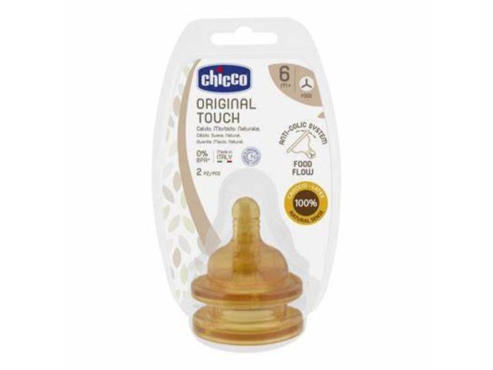 Chicco Tettarelle Caucciù 2 pz - immagine 4
