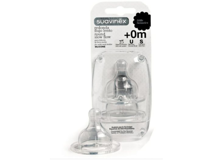 Suavinex Tettarelle Silicone Rotonda 2pz