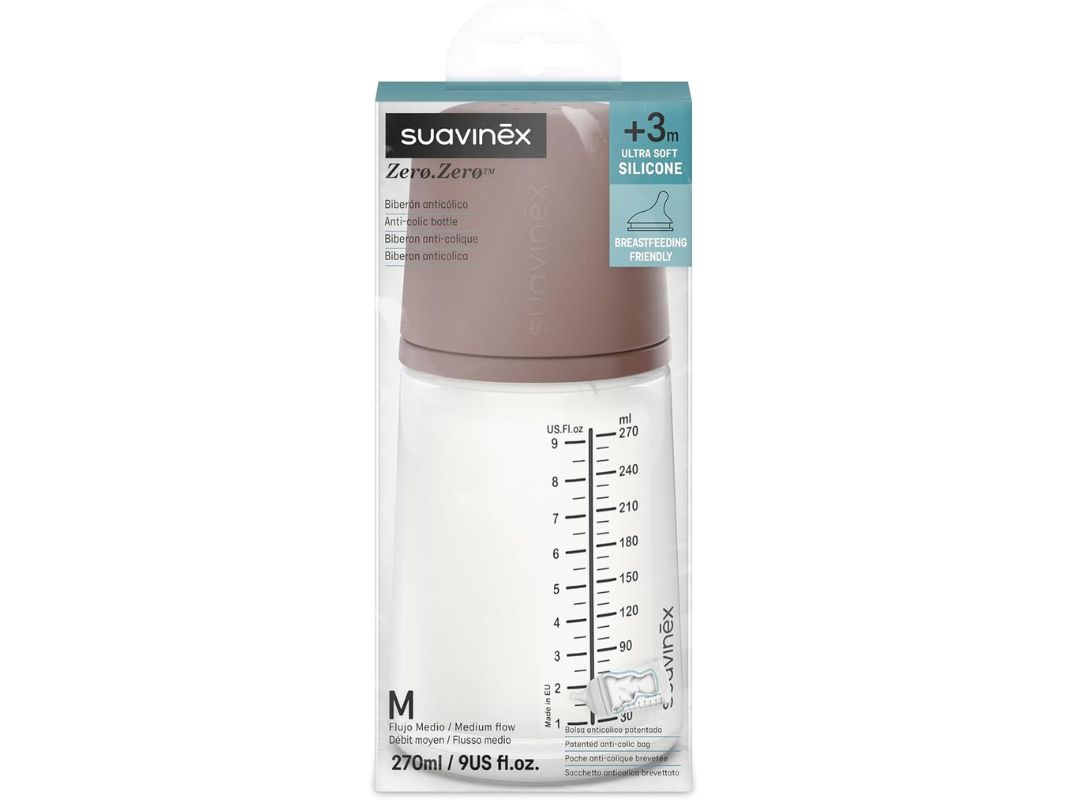 Suavinex, Biberon Anti-Coliche Zero Zero, con Tettarella in Silicone - immagine 10