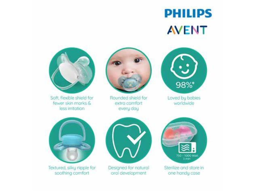 Philips Avent Succhietti Ultra Soft 6-18m 2pz - immagine 4
