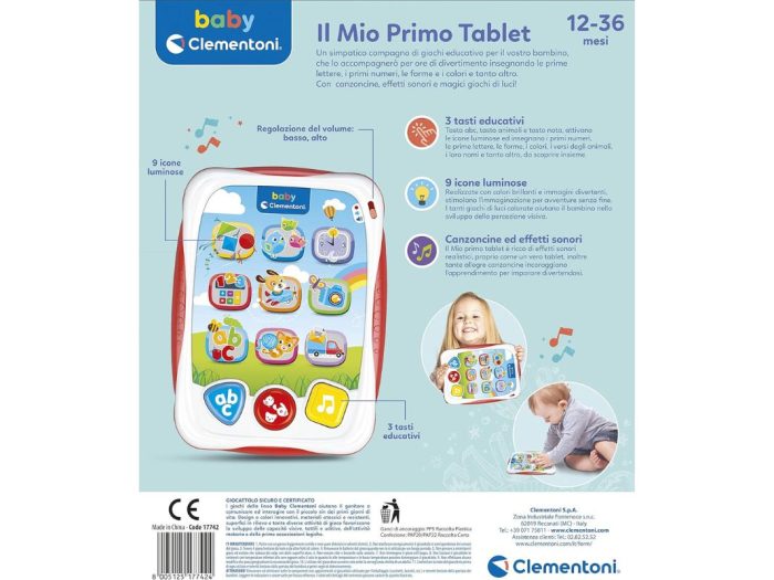 Clementoni Il Mio Primo Tablet 12-36m - immagine 4