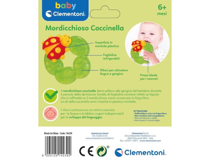 Clementoni Mordicchioso Coccinella 6m+ - immagine 3