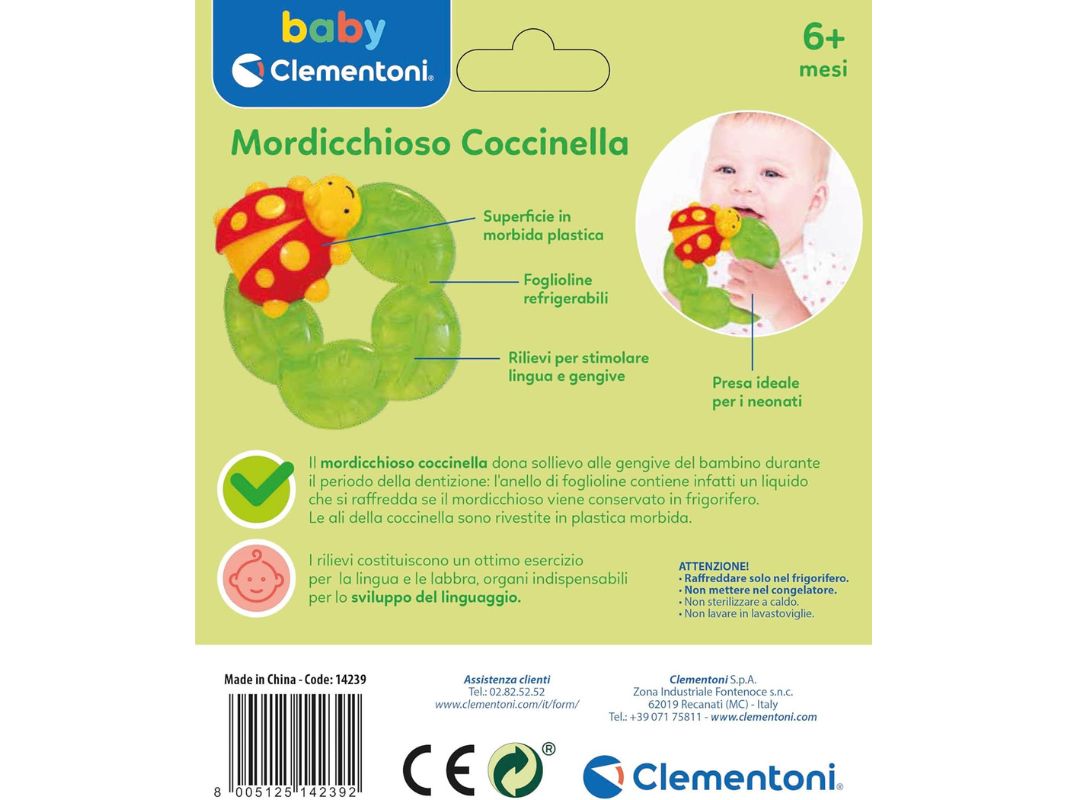 Clementoni Mordicchioso Coccinella 6m+ - immagine 3