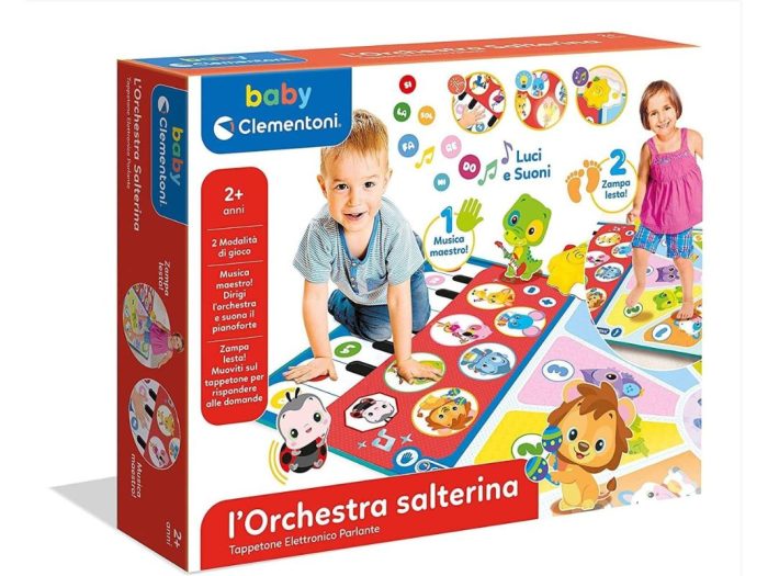 Clementoni Baby L'Orchestra Salterina Tappeto Musicale Interattivo  2A+