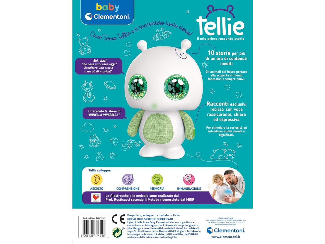 Clementoni Tellie Robot Interattivo Limited Ed. 2A+ - immagine 5