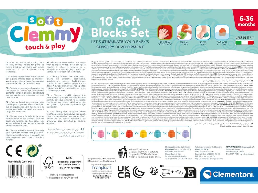 Clemmy Confezione Mattoncini 6-36m - immagine 3