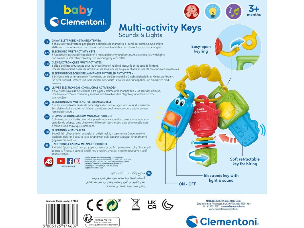 Clementoni Chiavi Elettroniche Multiattività 3m+ - immagine 5