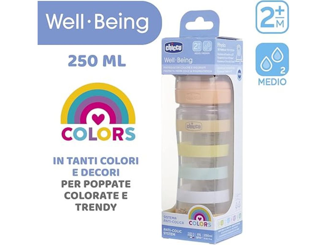 Chicco Biberon Benessere Plastica - immagine 2