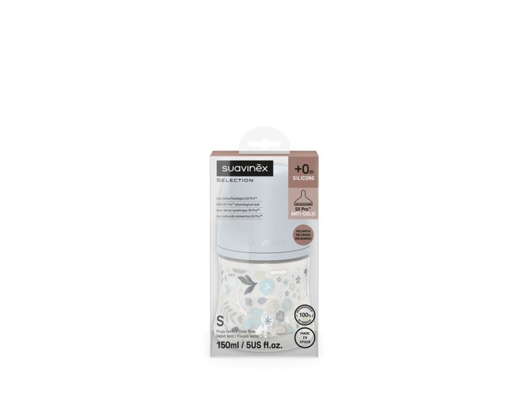 Suavinex Biberon Tettarella Simmetrica in Silicone SX Pro e Valvola Anticolica - immagine 7