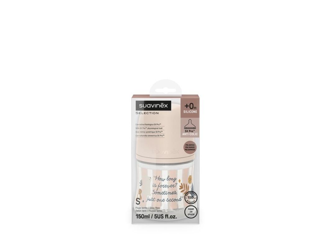 Suavinex Biberon Tettarella Simmetrica in Silicone SX Pro e Valvola Anticolica - immagine 6
