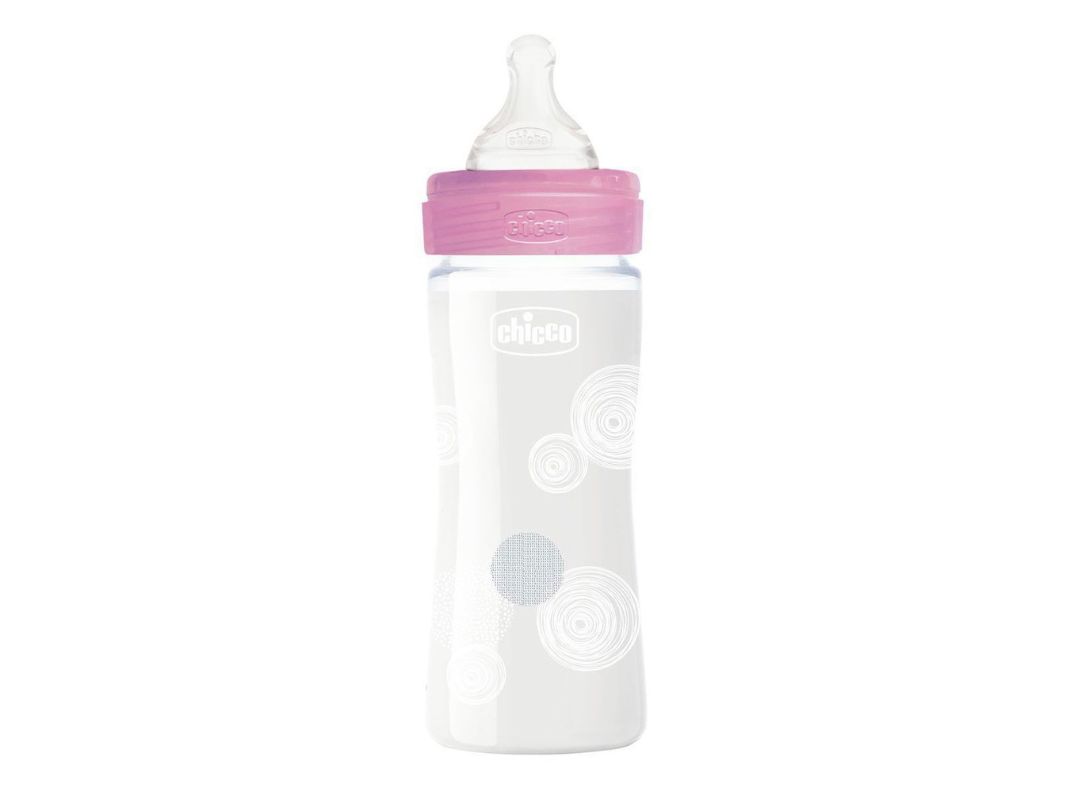 Chicco Biberon Vetro Silicone - immagine 2