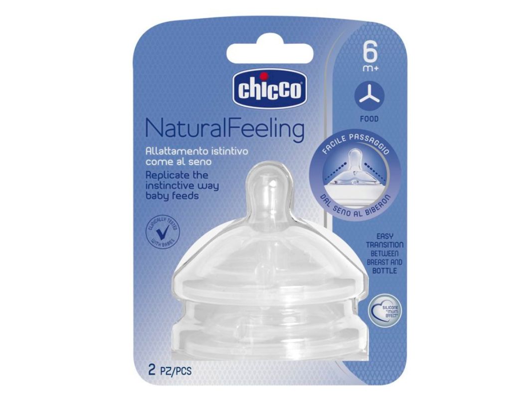 Chicco Tettarelle Natural Feeling 2pz - immagine 2