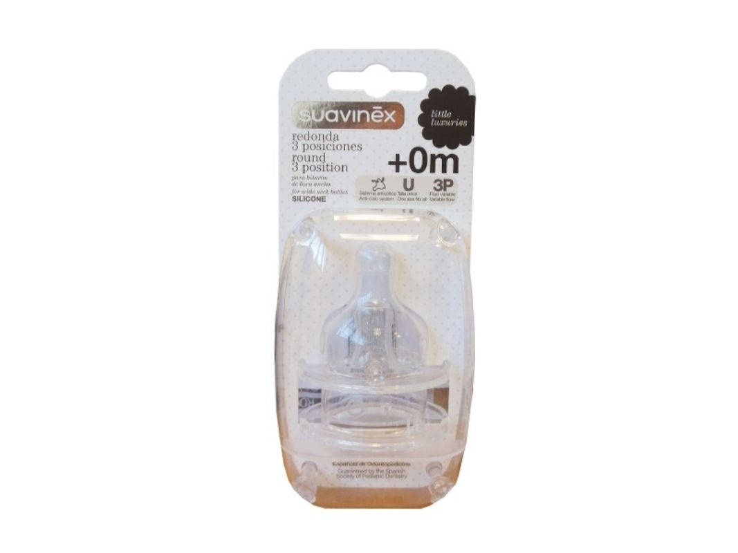 Suavinex Tettarelle Silicone Rotonda 2pz - immagine 2