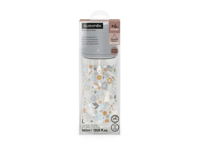 Suavinex Biberon Tettarella Simmetrica in Silicone SX Pro e Valvola Anticolica - immagine 2