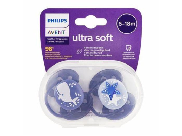 Philips Avent Succhietti Ultra Soft 6-18m 2pz