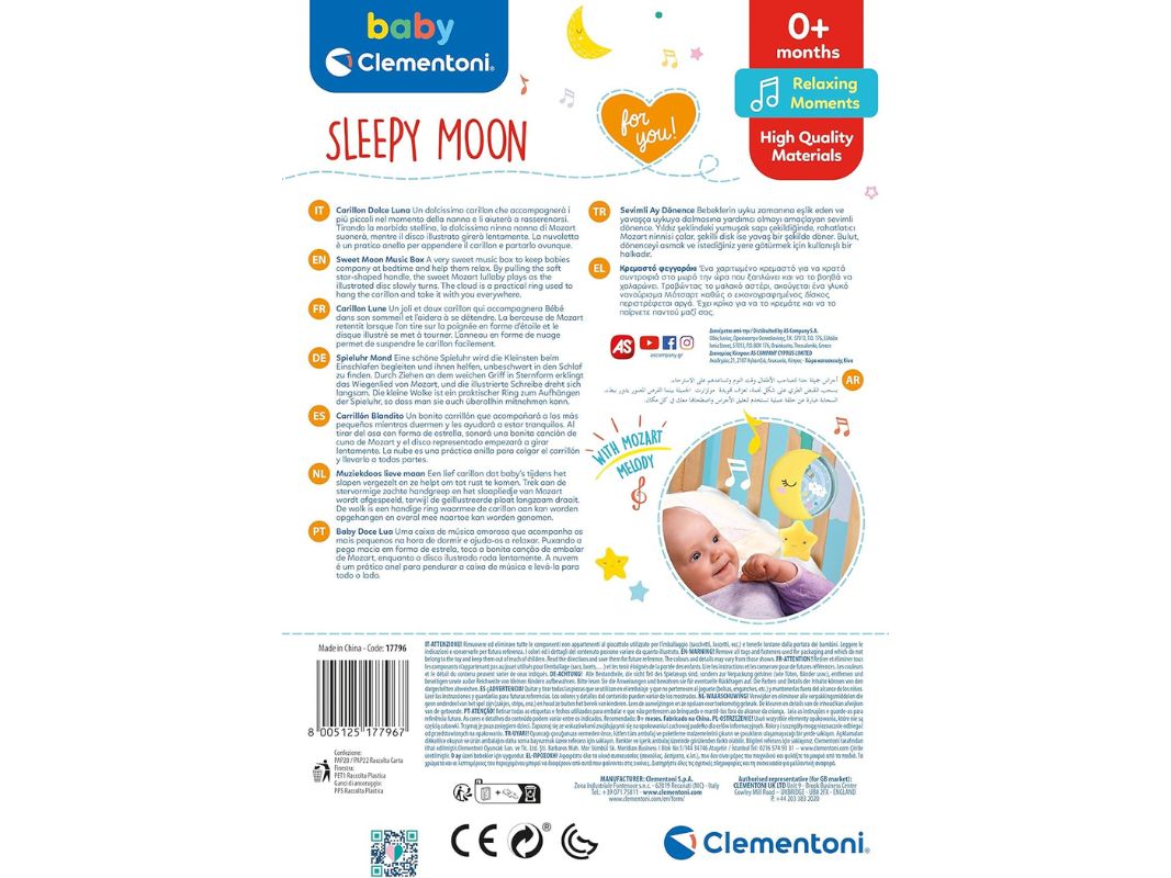 Clementoni Carillon Sleep Moon 0m+ - immagine 3