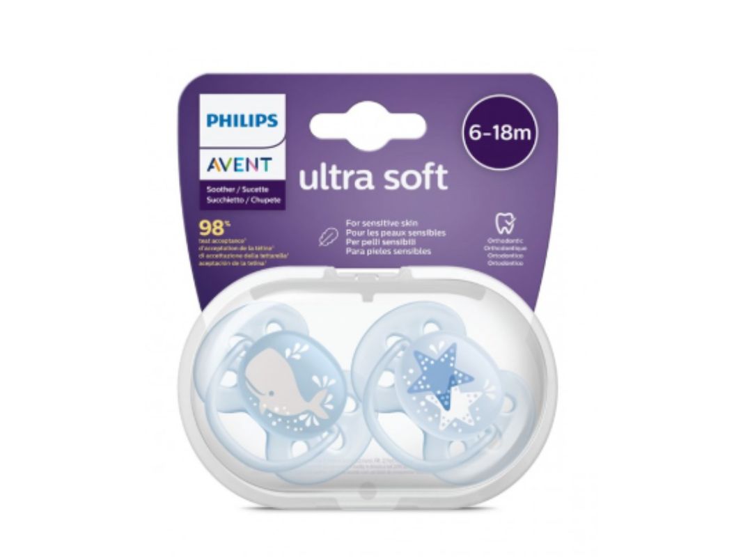 Philips Avent Succhietti Ultra Soft 6-18m 2pz - immagine 3