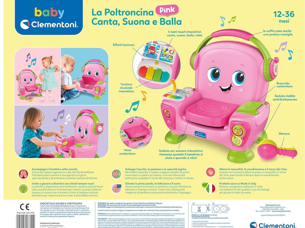 Clementoni Poltroncina Interattiva 12-36m - immagine 10