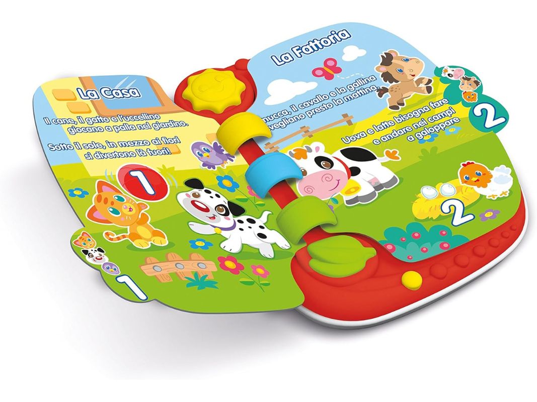 Clementoni - Primo Libro degli Animali 6-36m - immagine 3