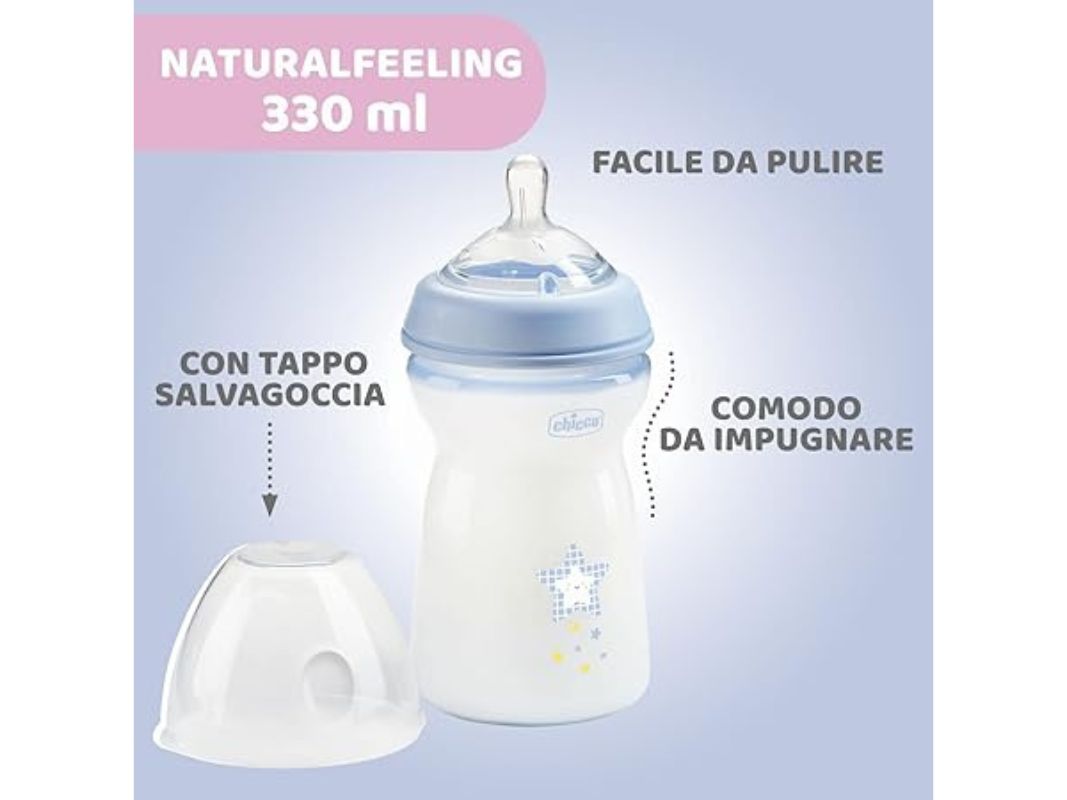 Chicco Biberon Natural Feeling Plastica - immagine 8