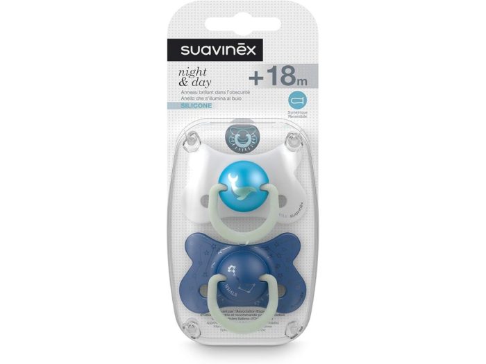 Suavinex Succhietto Silicone Night&Day 2pz - immagine 4