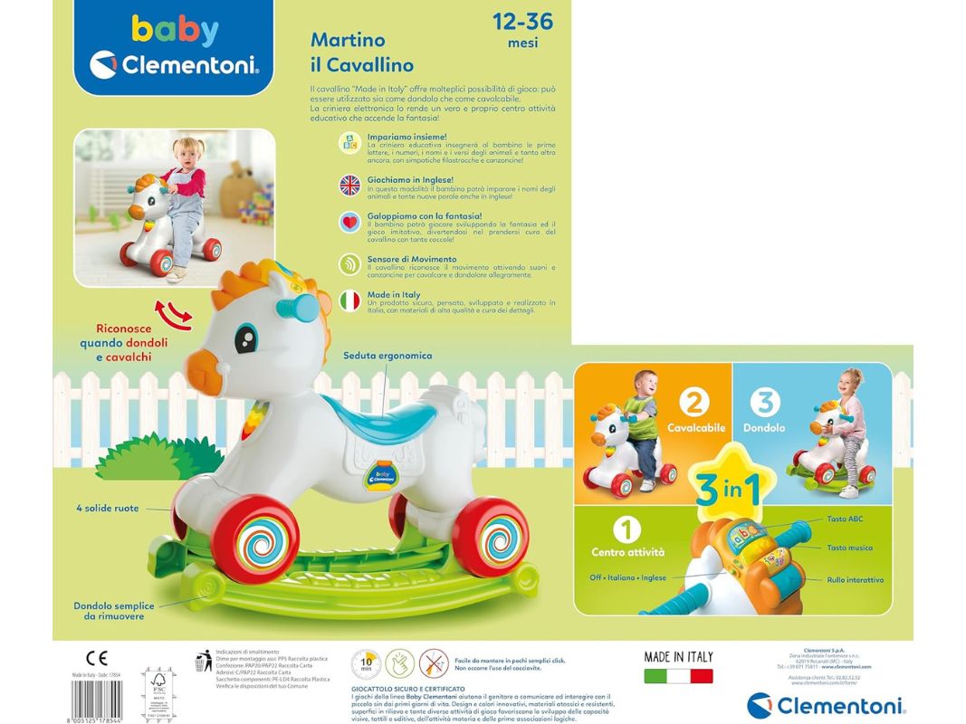 Clementoni Cavalcabile Martino il Cavallino - Nuvola Dolce Unicorno - immagine 9