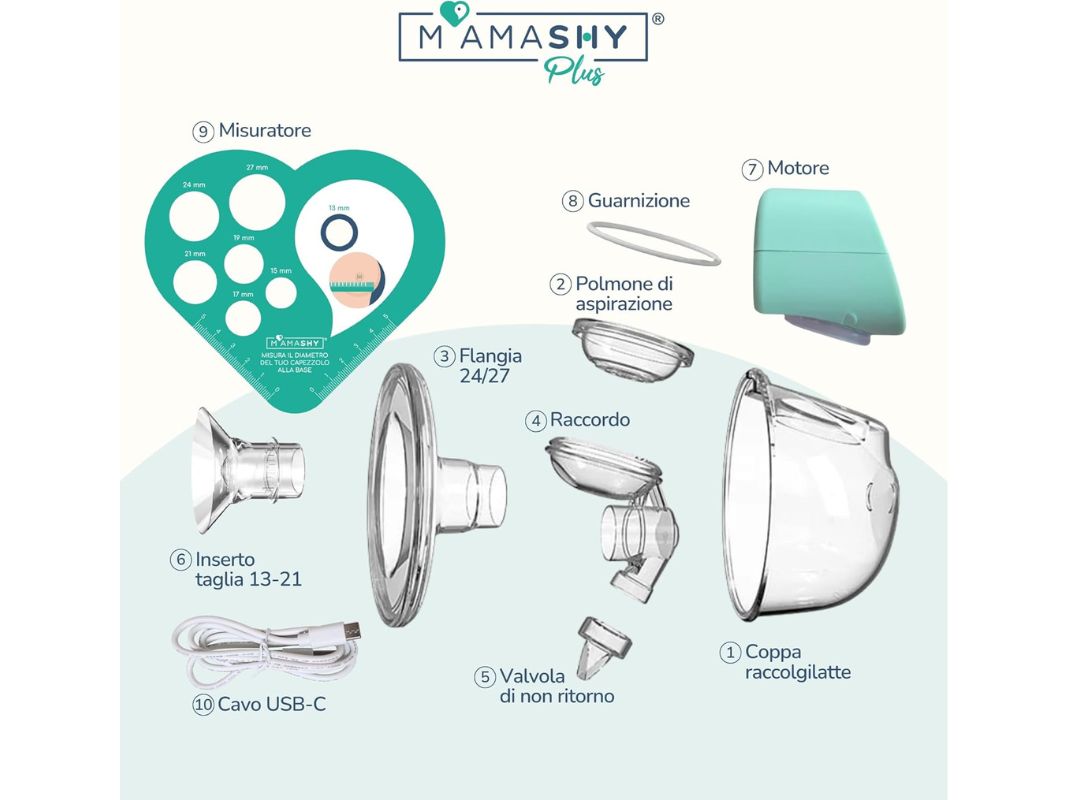 Mamashy Tiralatte Elettrico Plus - immagine 5