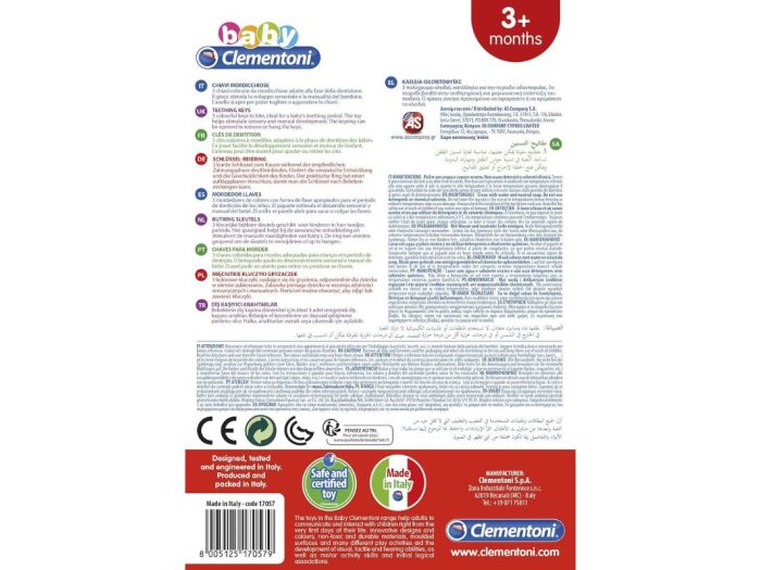 Clementoni Chiavi Mordicchiose 3m+ - immagine 3