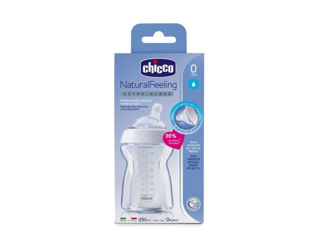 Chicco Biberon Natural Feeling Vetro - immagine 3