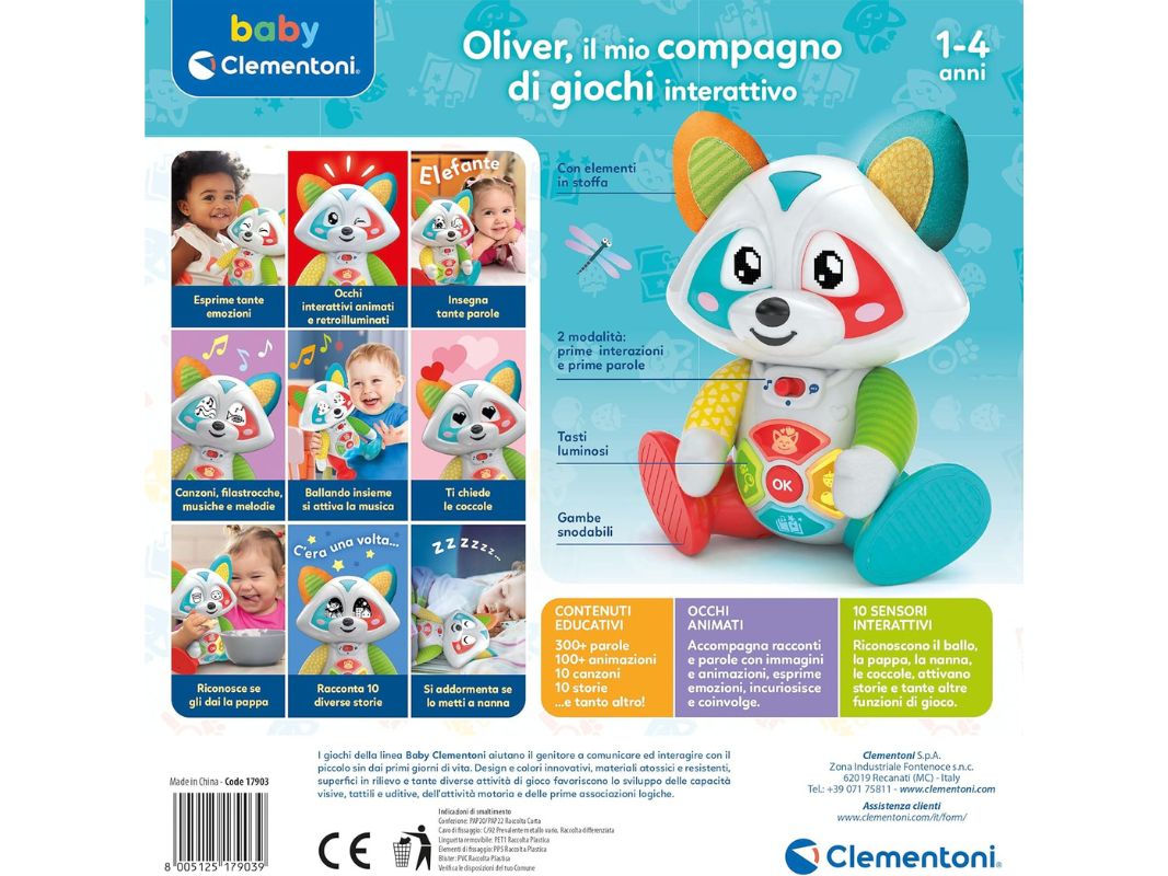 Clementoni Oliver Amico Interattivo 1-4 A - immagine 2