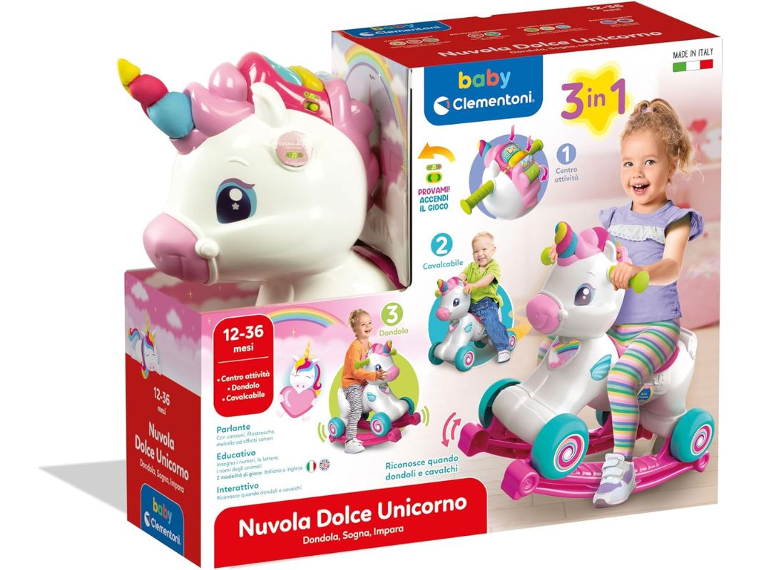 Clementoni Cavalcabile Martino il Cavallino - Nuvola Dolce Unicorno - immagine 8