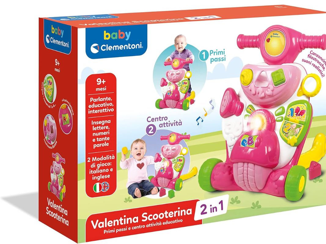 Clementoni Primi Passi Valentino/a Scooterino 9m+ - immagine 5