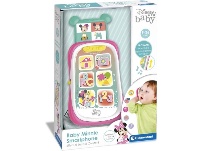 Clementoni Smartphone Baby Mickey-Minnie 9-36m - immagine 5