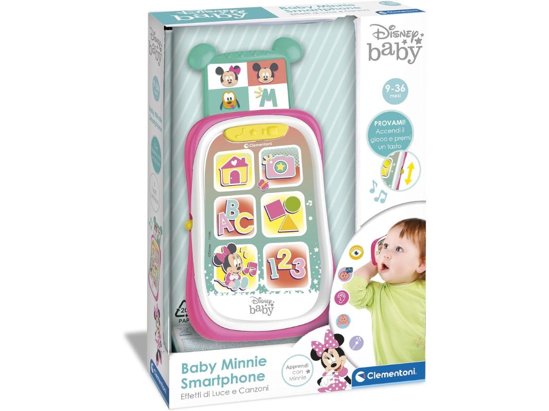 Clementoni Smartphone Baby Mickey-Minnie 9-36m - immagine 5