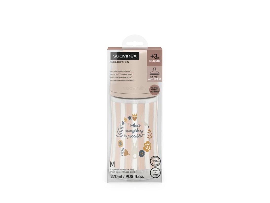 Suavinex Biberon Tettarella Simmetrica in Silicone SX Pro e Valvola Anticolica - immagine 9