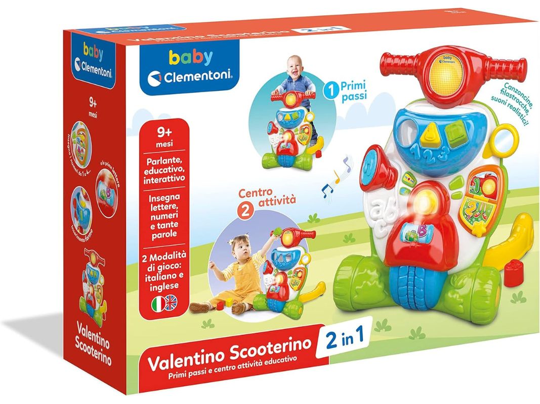 Clementoni Primi Passi Valentino/a Scooterino 9m+ - immagine 9