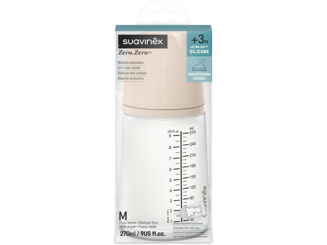 Suavinex, Biberon Anti-Coliche Zero Zero, con Tettarella in Silicone - immagine 8