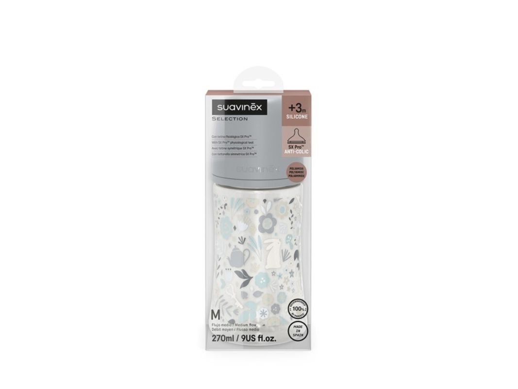 Suavinex Biberon Tettarella Simmetrica in Silicone SX Pro e Valvola Anticolica - immagine 10
