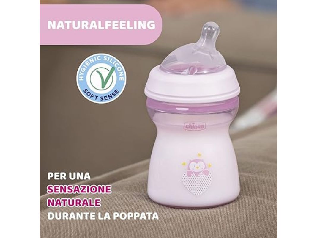 Chicco Biberon Natural Feeling Plastica - immagine 4