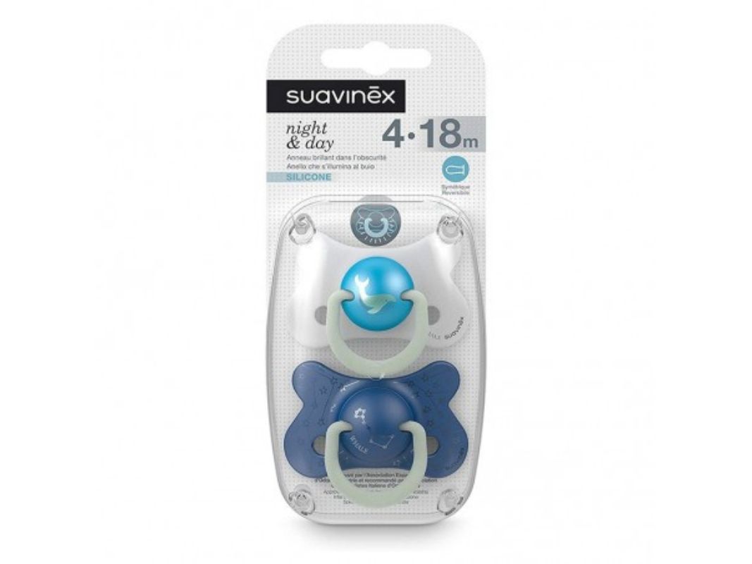 Suavinex Succhietto Silicone Night&Day 2pz - immagine 9