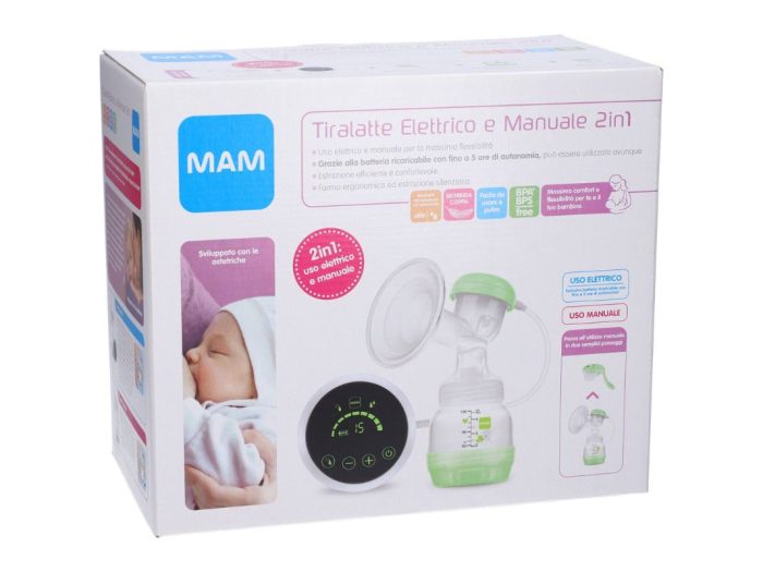 Mam Tiralatte Elettrico 2 in 1