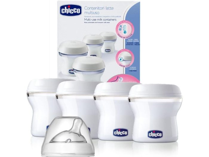 Chicco Contenitori per Latte Materno 4pz