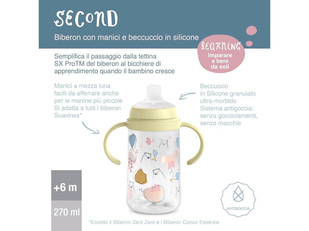 Suavinex Tazza Second +6M 270ml - immagine 3
